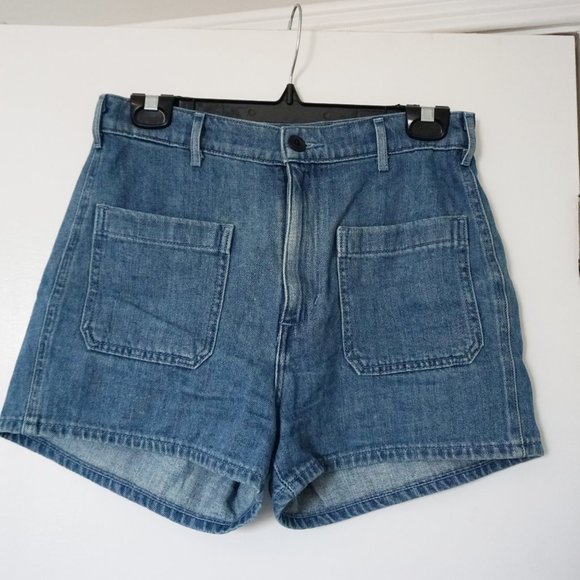 Aritzia, Wilfred Free Jeans, Size 8, Adrift Short, Ocean Blue - Picture 1 of 3